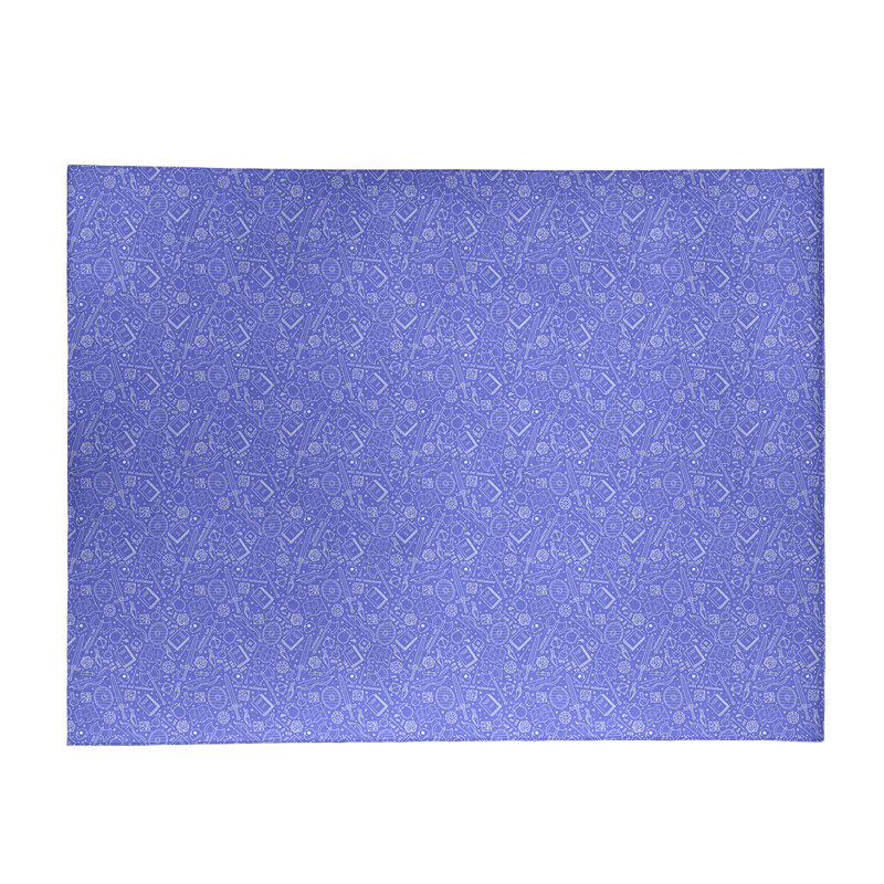 Tapis classic blue area, Rectangle 9 pi x 12 pi