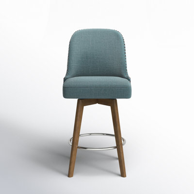 Tabouret capitonné à boutons Kobe