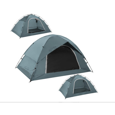 Tente pour deux personnes 7 pi 3 po x 4 pi 11 po - Imperméable et facile à installer - Dôme autoportant - Polyester - Pour le camping / la randonnée