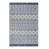 Moroccan Area Rug in Denim Blue