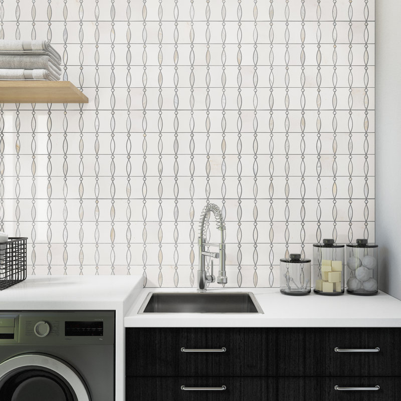 Mosaïque en pierre naturelle PerFit Mosaix (10 pièces par boîte) (16 pieds carrés par boîte)
