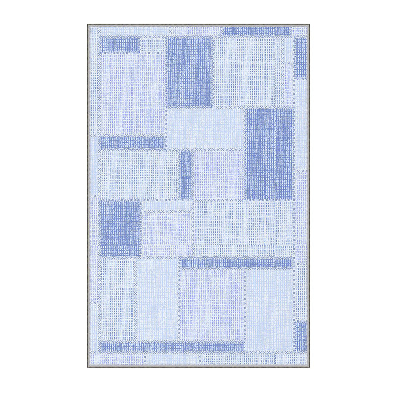 Stylish Hall Carpet, 2.6 x 6.6 Feet, 1% Polyester, .3 in Pile Height | Antibacterial, Non-Slip PVC Felt Dot Underside | 3D Digital Print, Machine Washable, Ideal for Entryway & Living Spaces
