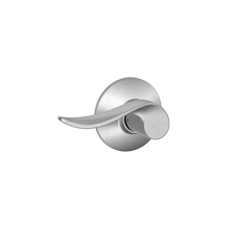 Sacramento Passage Door Lever, Satin Chrome