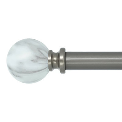 Boville Adjustable Single Curtain Rod