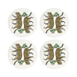 Leopard Seeing Double Pebble 16" Vinyl Placemat