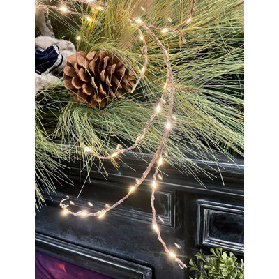 72'' in. Lighted Faux Garland