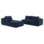 Canapé modulaire en L en chenille-270852298