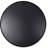 36 Inch Black Metal Framed Round Bathrrom Mirror-1100314276-1100314277
