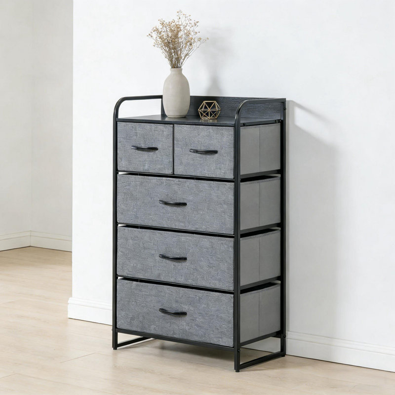 Chic Hallway Storage Cabinet, Gray