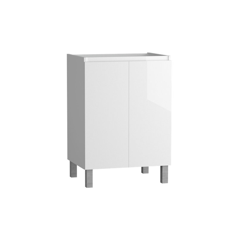 Meuble-lavabo simple 28 po DAX Sunset, blanc brillant, Blanc