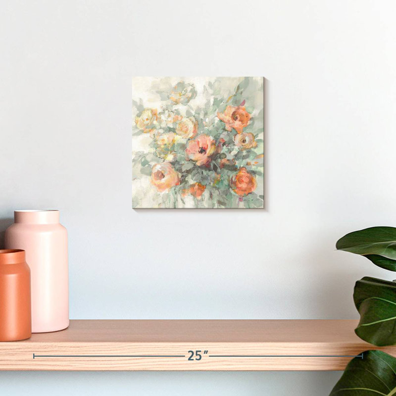 Ode To Spring Sage, 10" H x 10" W