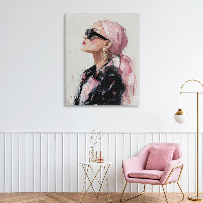 «Pink Daydream Impression Canvas» par Svetlana Aleynikova, H 40 po x l 30 po