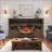 Electric Fireplace Entertainment Center for 70” TVs, Reclaimed Barnwood – Door Sensor | Reclaimed Barnwood | Electric-254900837