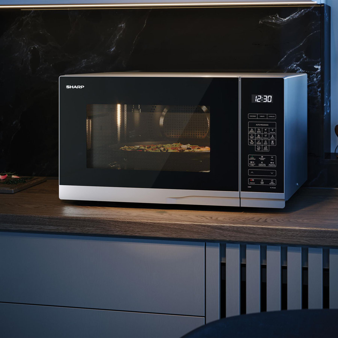 20L 800w Solo Microwave Black