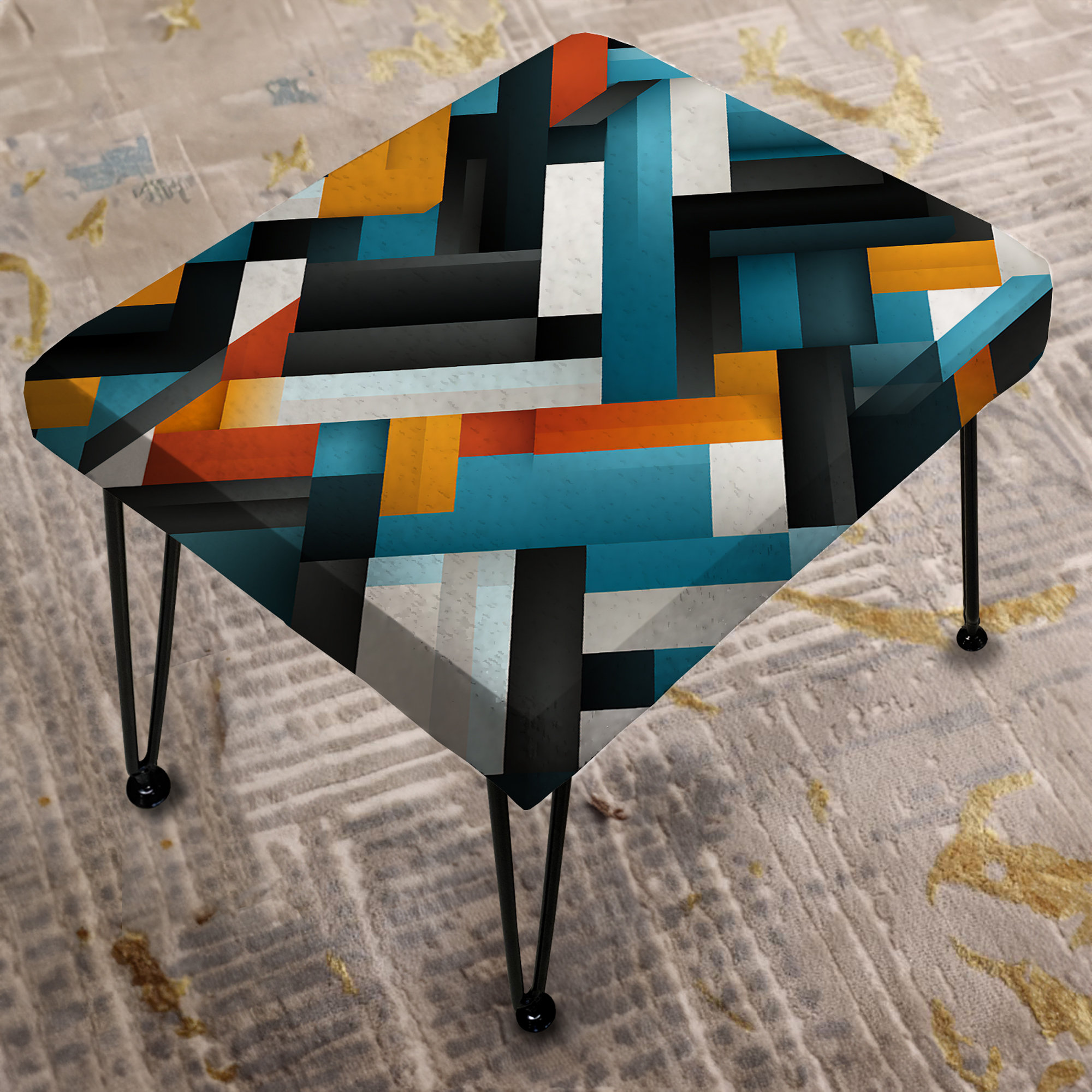 Curated visual reference: Picture Idea: Design Art Blue Industrial Geometry Lines Melody