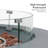42 in. Round Magnesium Oxide Outdoor Fire Pit Table with Tank Cover, Wind Guard and Rain Cover-1655301183