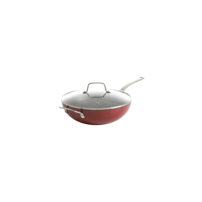 Martha Stewart 4 qt Non Stick Aluminum Saute Pan with Lid -  120100.04R