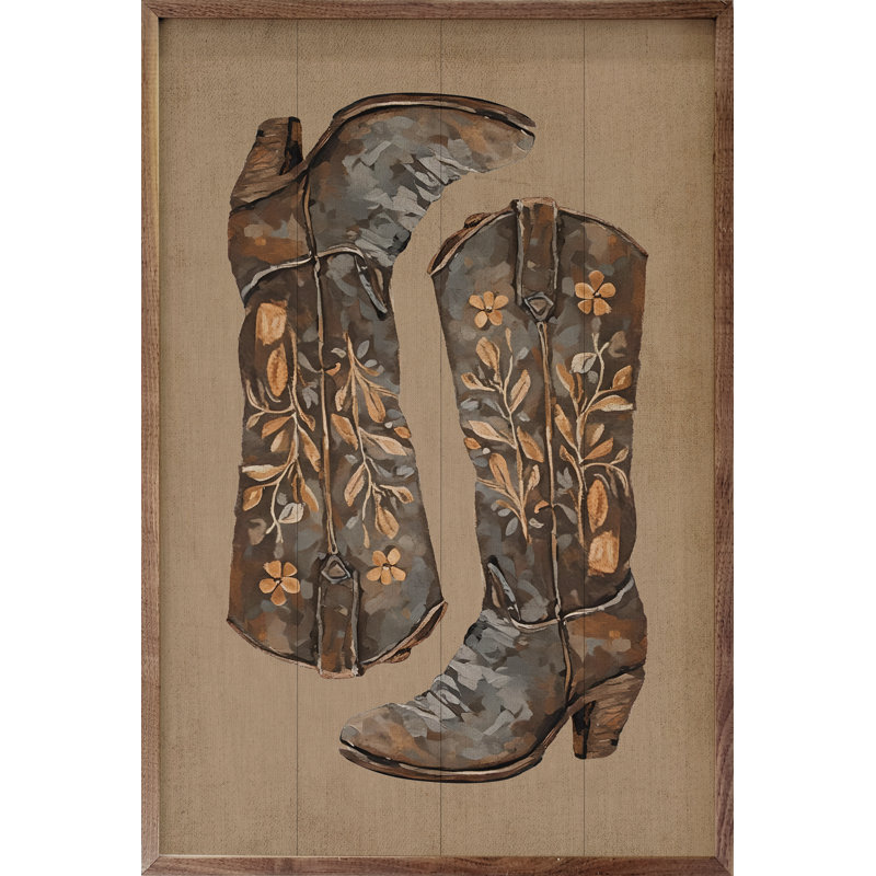 Fancy Boots, 8" H x 5" W