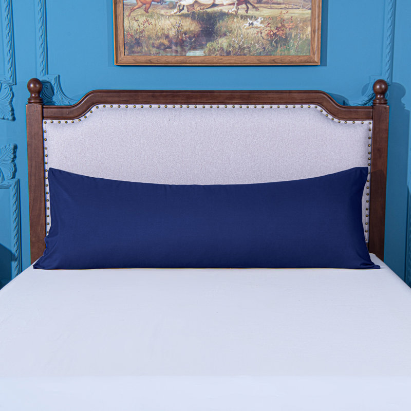 Luxe Microfiber Cover Body Pillow, Navy