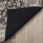 Tapis noir persan oriental rétro Dyrk Rome-101011241