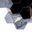 Natural Bianco 3" x 3" Marble Honeycomb Mosaic Wall Tile-67852702