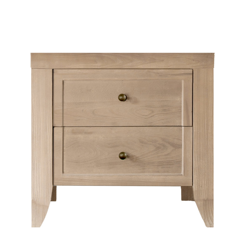 2 - Drawer Nightstand, Toast