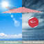 Parasol de remplacement pour terrasse 10 pi-1667064547