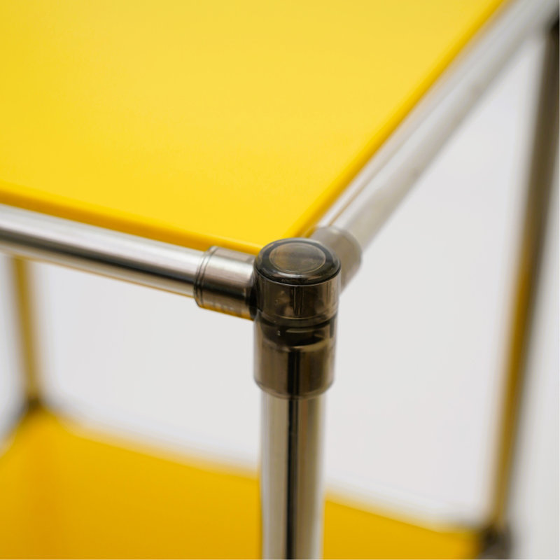 Étagère de rangement robuste en acier inoxydable à 4 niveaux, 100 lb / tablette pour une organisation intérieure / extérieure, support modulaire, extrêmement durable