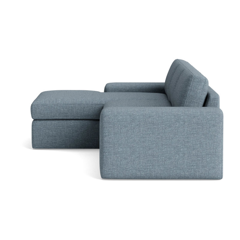 The OG Sectional, Left Hand Facing, Basil PolyPerformance Weave - Basilester Blend