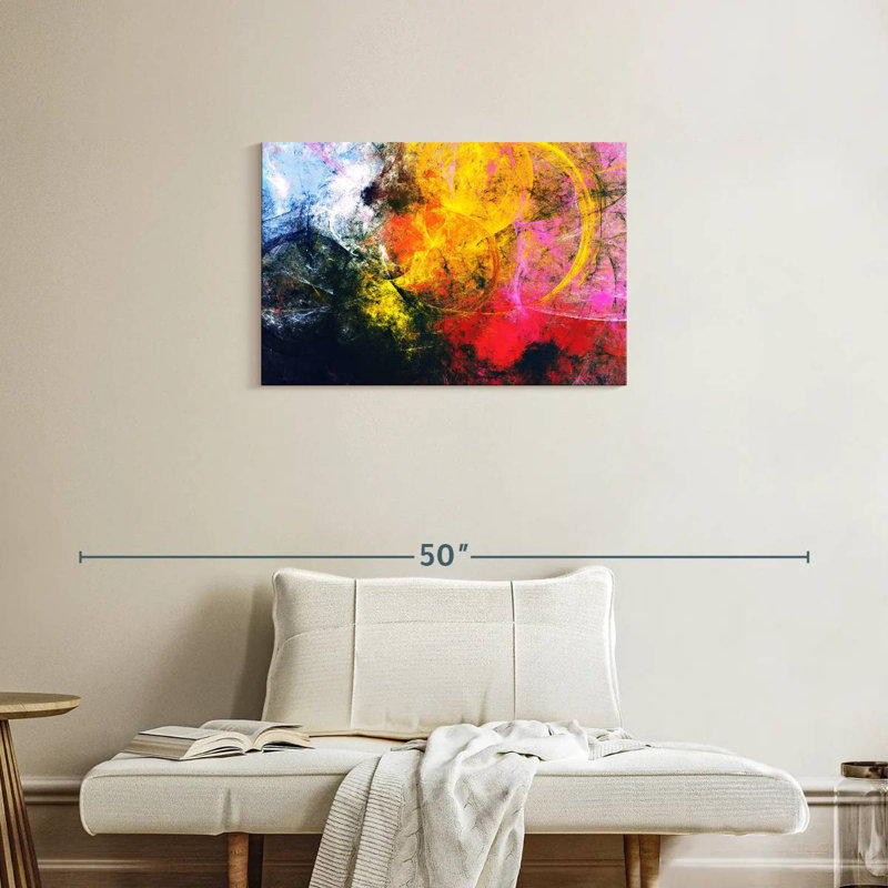 Avery Fiery Abstract, 20" H x 30" W