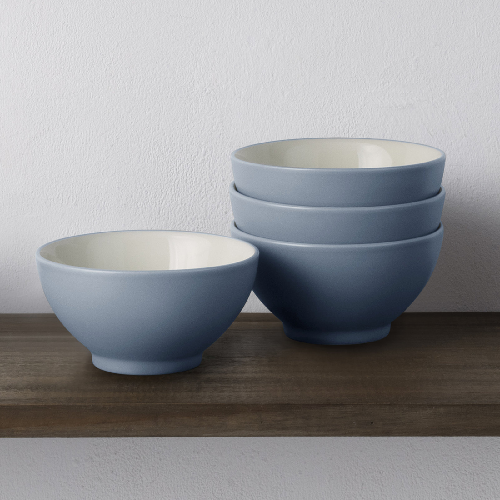 Colorwave Stoneware Rice Bowl, Ice