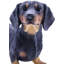 Figurine pour chien debout teckel
