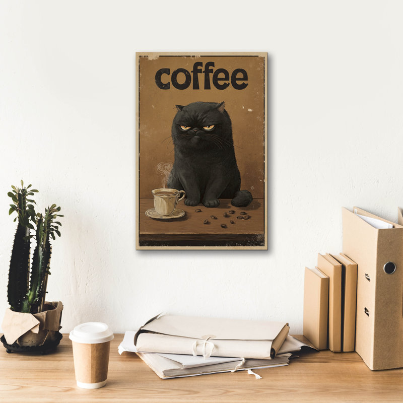  «Mornings Before Coffee» par Rich Monet, art mural sur toile, 12 po x 18 po, H 18 po x l 12 po