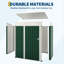 Remise de rangement extérieure, remise à outils de jardin avec toit incliné et double porte verrouillable-125302120