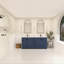 Meuble-lavabo double 72 po Maya avec comptoir en quartz blanc-101808818-101808819