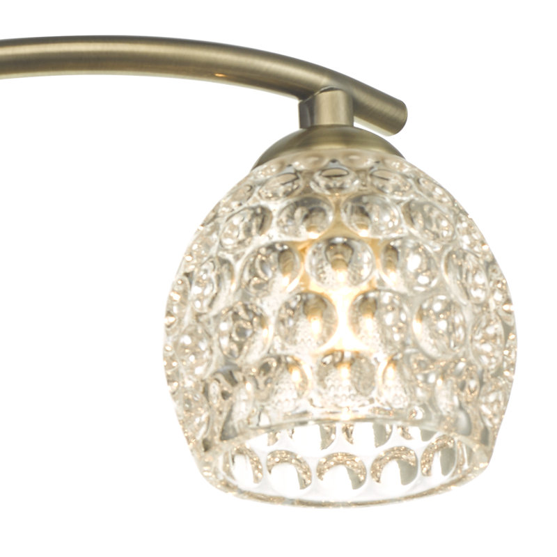 Ordonez Semi Flush Mount, Antique Brass