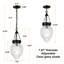 Luminaire suspendu en verre pour îlot de cuisine pour salle à manger, vestibule, évier et coin-repas-734490597