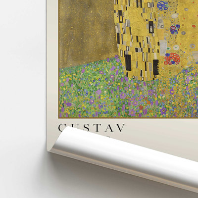 The Kiss by Gustav Klimt Print in a Frame