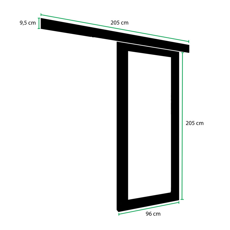 DOOR ADIO 60 M1 white, White, DOOR ADIO M 1 white 90