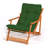Elegant 3-Piece Garden Table & Chairs Set, Solid Beech Wood, Table: 15.7 x 15.7 x 15.7 inches | Chairs: 19.7 x 31.9 x 19.7 inches | No Varnish, Water-Based Preservative, Green & Natural Finish | Perfect for Outdoor Relaxation-893754693