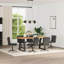  Ensemble de 6 chaises de salle à manger en similicuir noir, contreplaqué, métal moyen-1202573788-1202573791