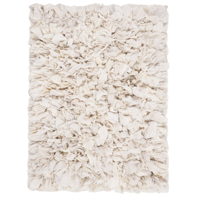 Adalbern Shag Hand Loomed Performance Rug