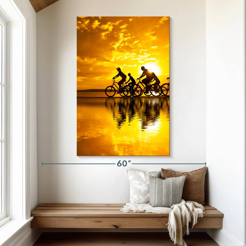 Senne Bicycle Group, 51" H x 34" W