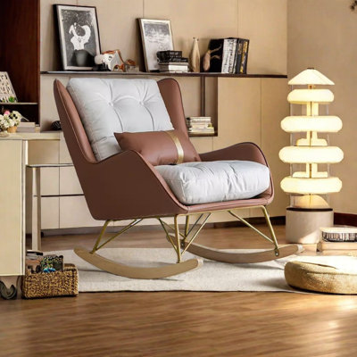 Chaise berçante nordique légère Light Luxury