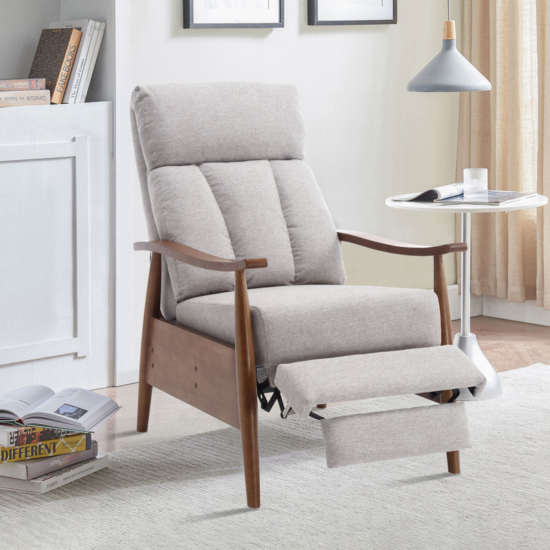 Fauteuil inclinable Stiltner, Lin gris pâle