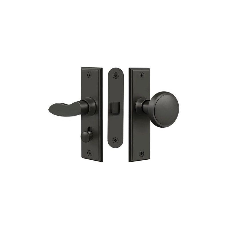 Deltana SDML334U15A Storm Door Latch, Square, Mortise Lock in Antique Nickel, Oil Rubbed Bronze
