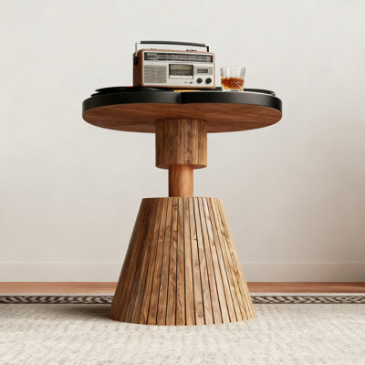 Table d'appoint pour le salon, la chambre à coucher et les petits espaces - Table d'appoint décorative en bois