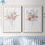 «Whimsical Wildflowers I», ensemble de 2 peintures sur toile encadrées-1927993436-1927993438