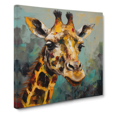 Giraffe Expressionism No.1 - No Frame Print