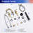 Widespread 2-handle Bathroom Faucet with Drain Assembly-82748851